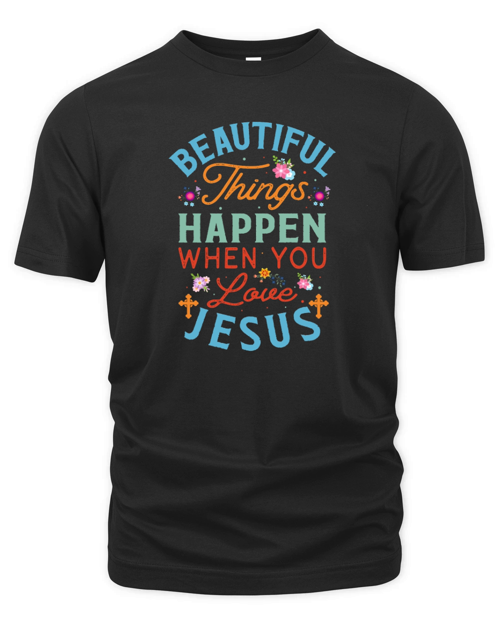 Beautiful Things Happen, Jesus Back Organic Unisex T-shirt