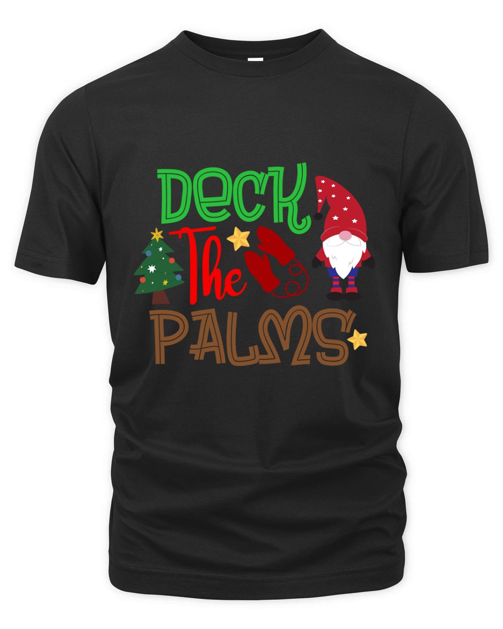 Deck The Palms Organic Unisex T-shirt