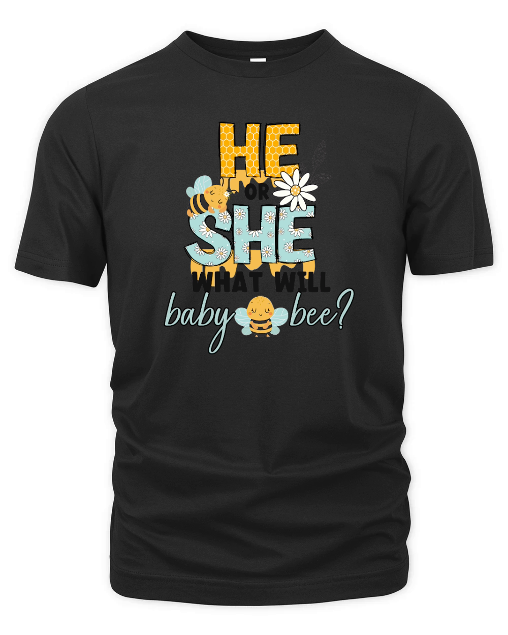 He or she what will baby bee Organic Unisex T-shirt