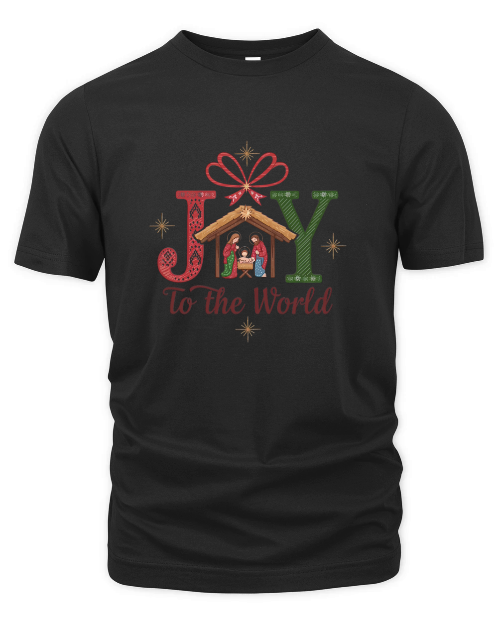 Joy to the world christmas 5 Organic Unisex T-shirt