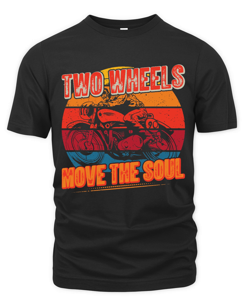 Two Wheels Move the Soul Motorbike Organic Unisex T-shirt