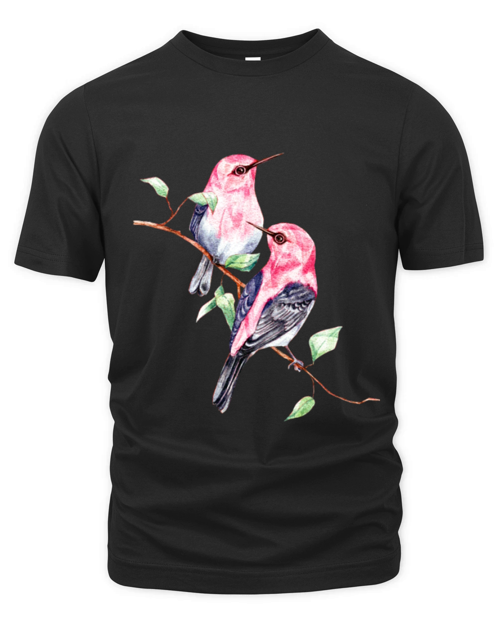 Watercolor birds Organic Unisex T-shirt