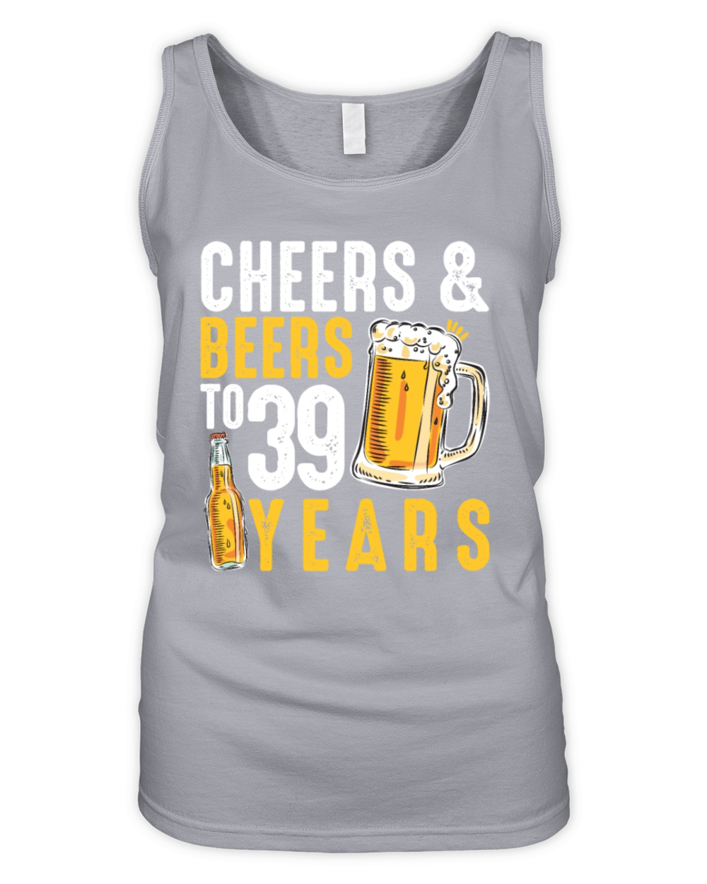 39th Birthday Gifts Drinking Shirt for Men or Organic Women's Tank Top