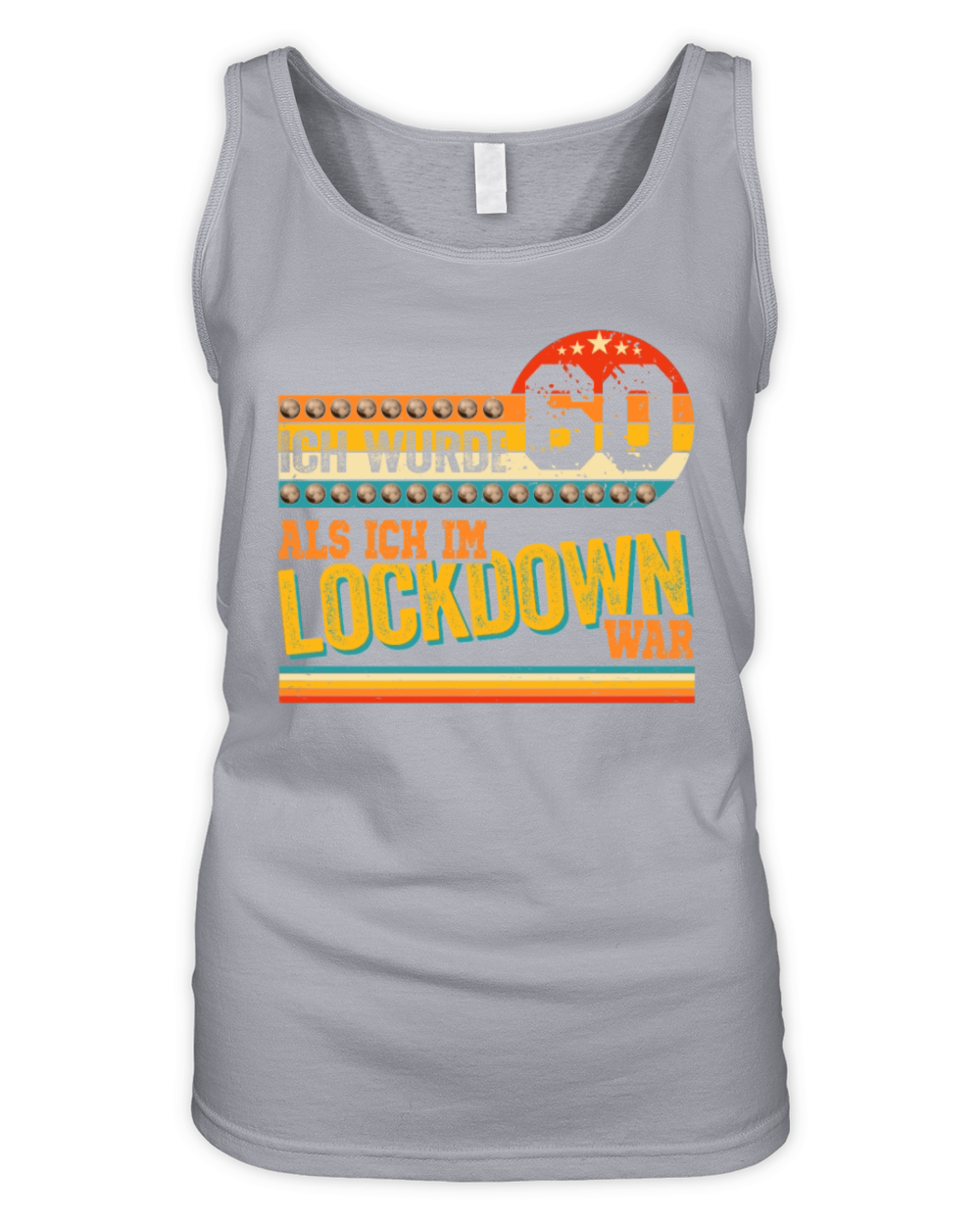 60th Birthday 60 Years In Lockdown Born In 1961 Organic Women's Tank Top
