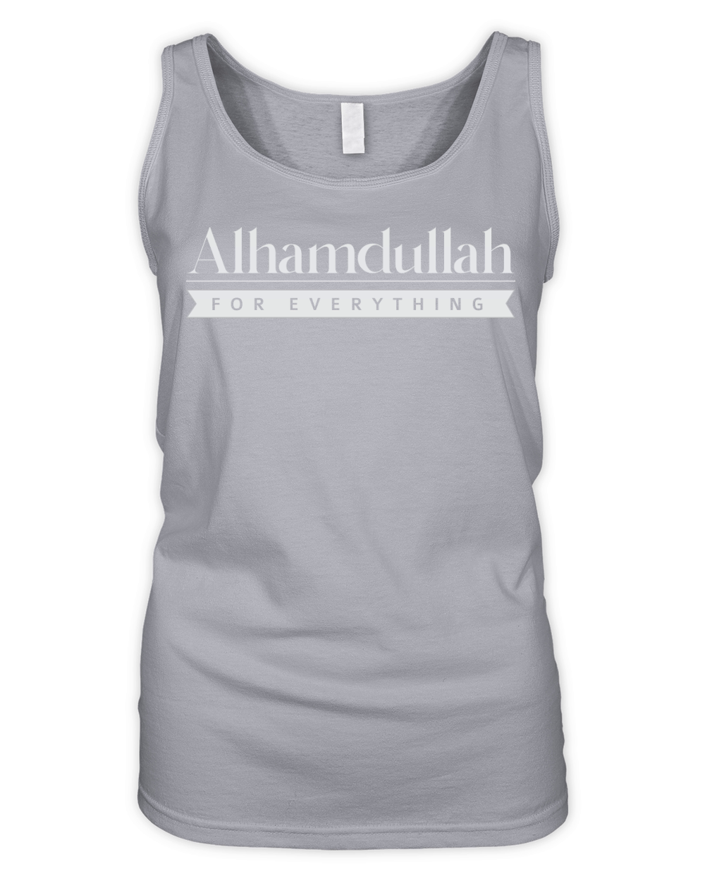 Alhamdulillah For Everything Organic Women's Tank Top