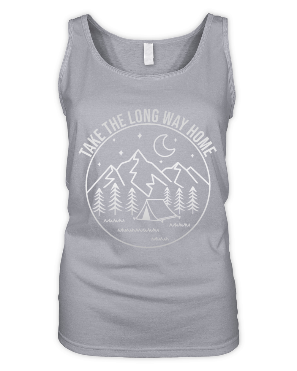 Camper Outdoor Tent Take The Long Organic Women's Tank Top