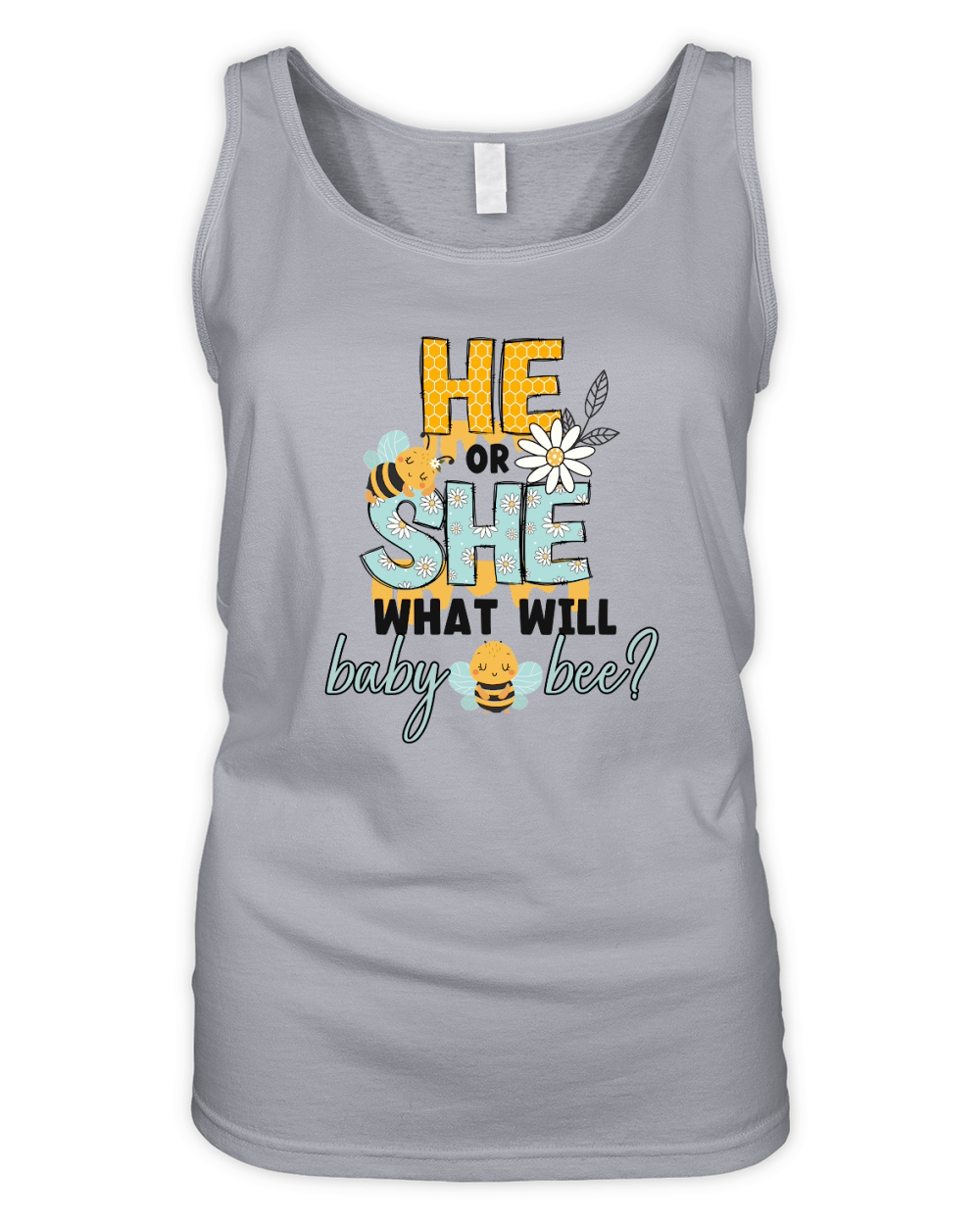 He or she what will baby bee Organic Women's Tank Top