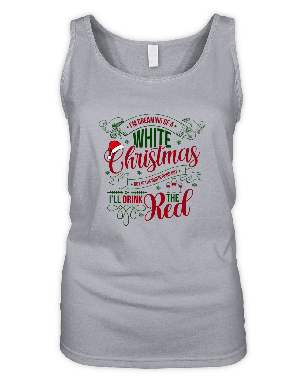 Im Dreaming of a White Christmas Organic Women's Tank Top