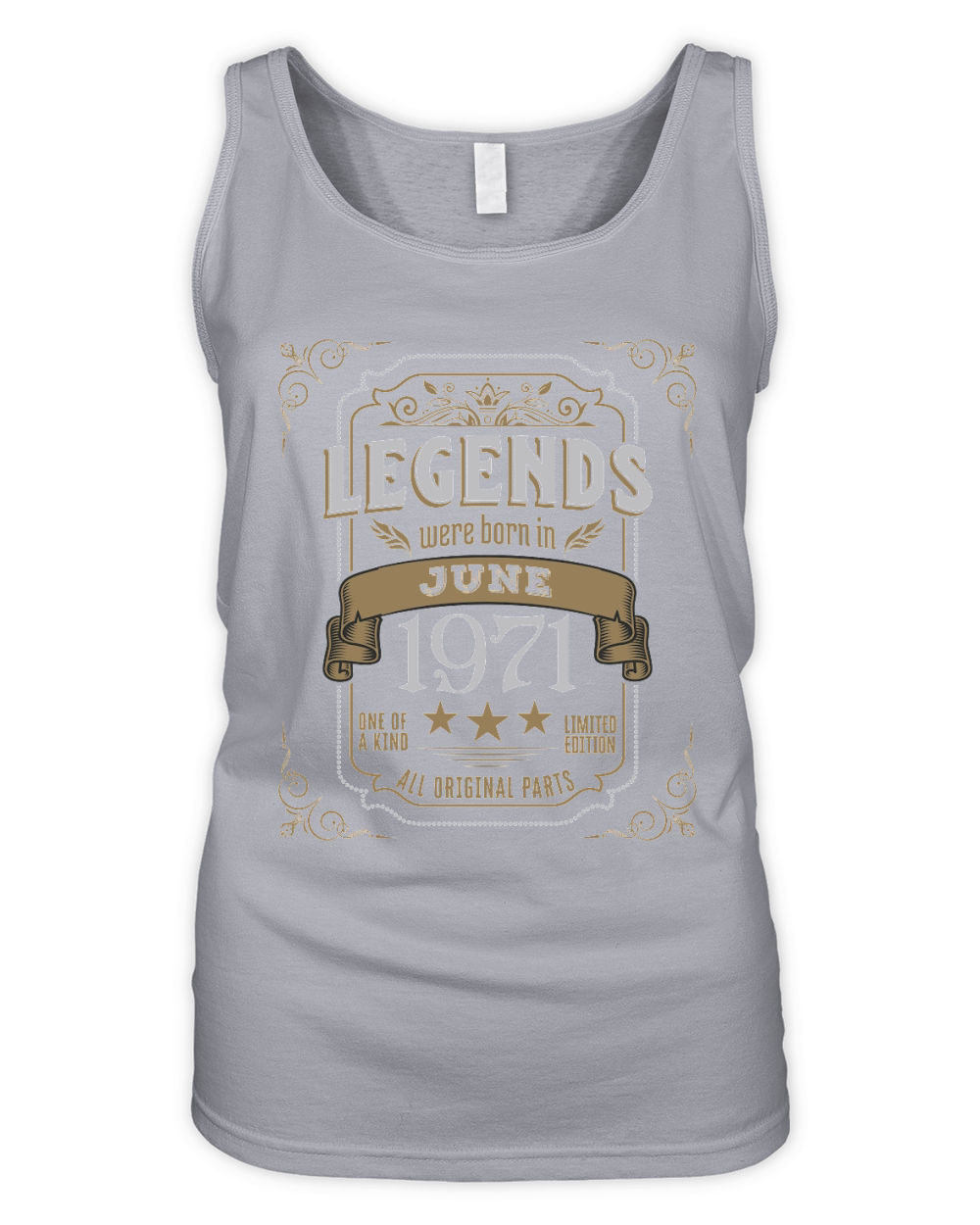Legends Were Born In June 1971 Organic Women's Tank Top