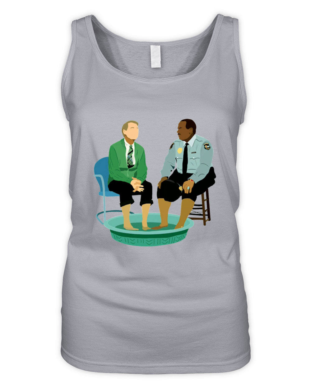 Mr Rogers Officer Clemmons Pool Organic Women's Tank Top