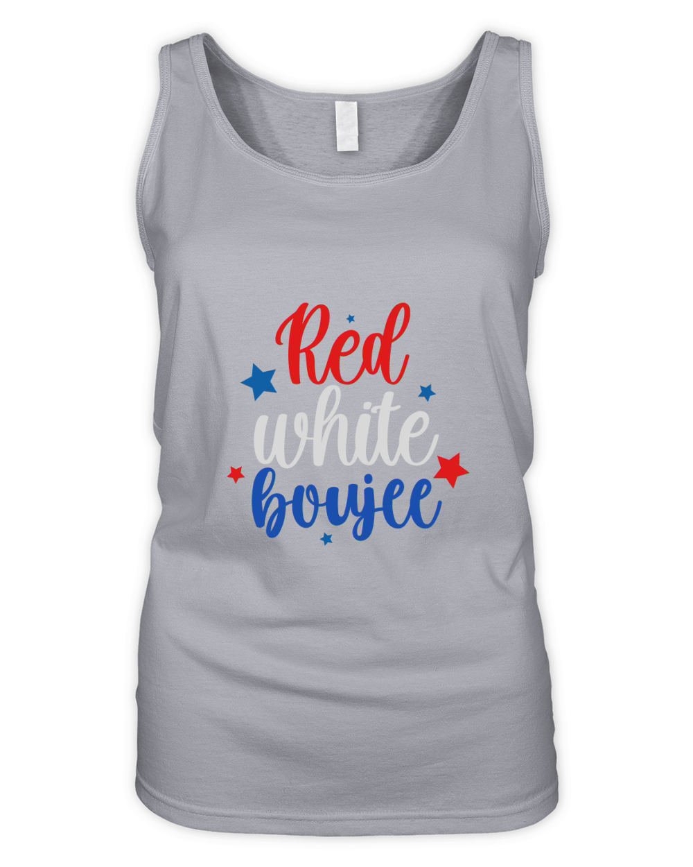 Red white boujee Organic Women's Tank Top