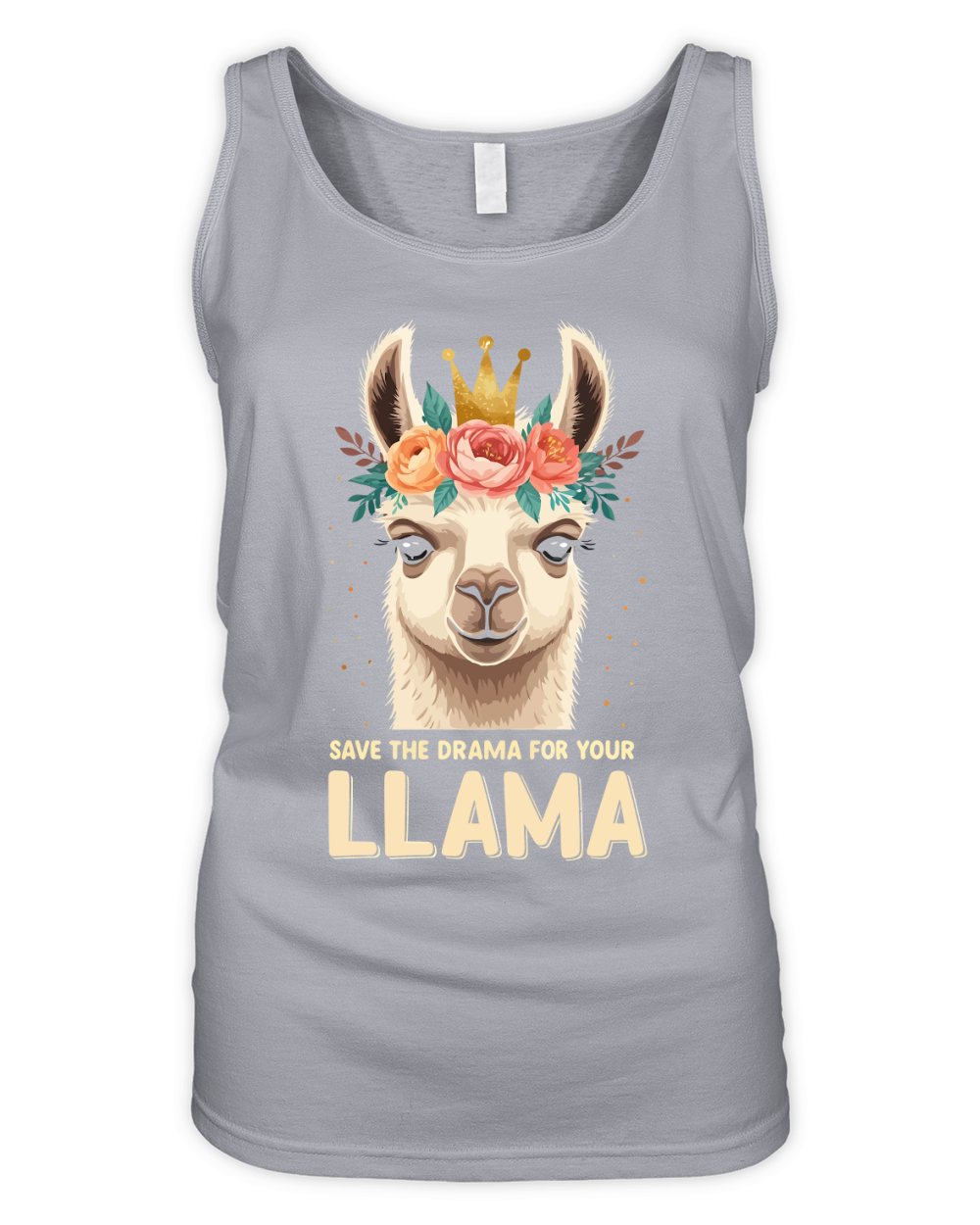 Save the drama for your llama Organic Women's Tank Top