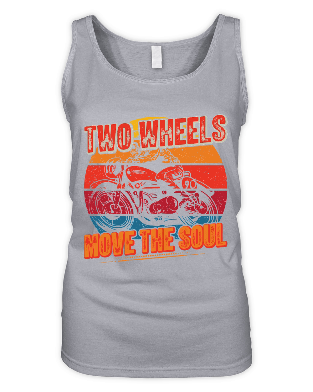Two Wheels Move the Soul Motorbike Organic Women's Tank Top
