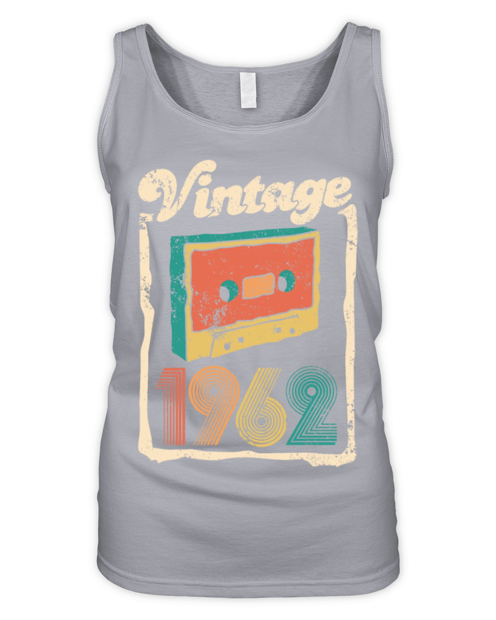 Vintage 1962 - 60 years old - 60th birthday gift Organic Women's Tank Top