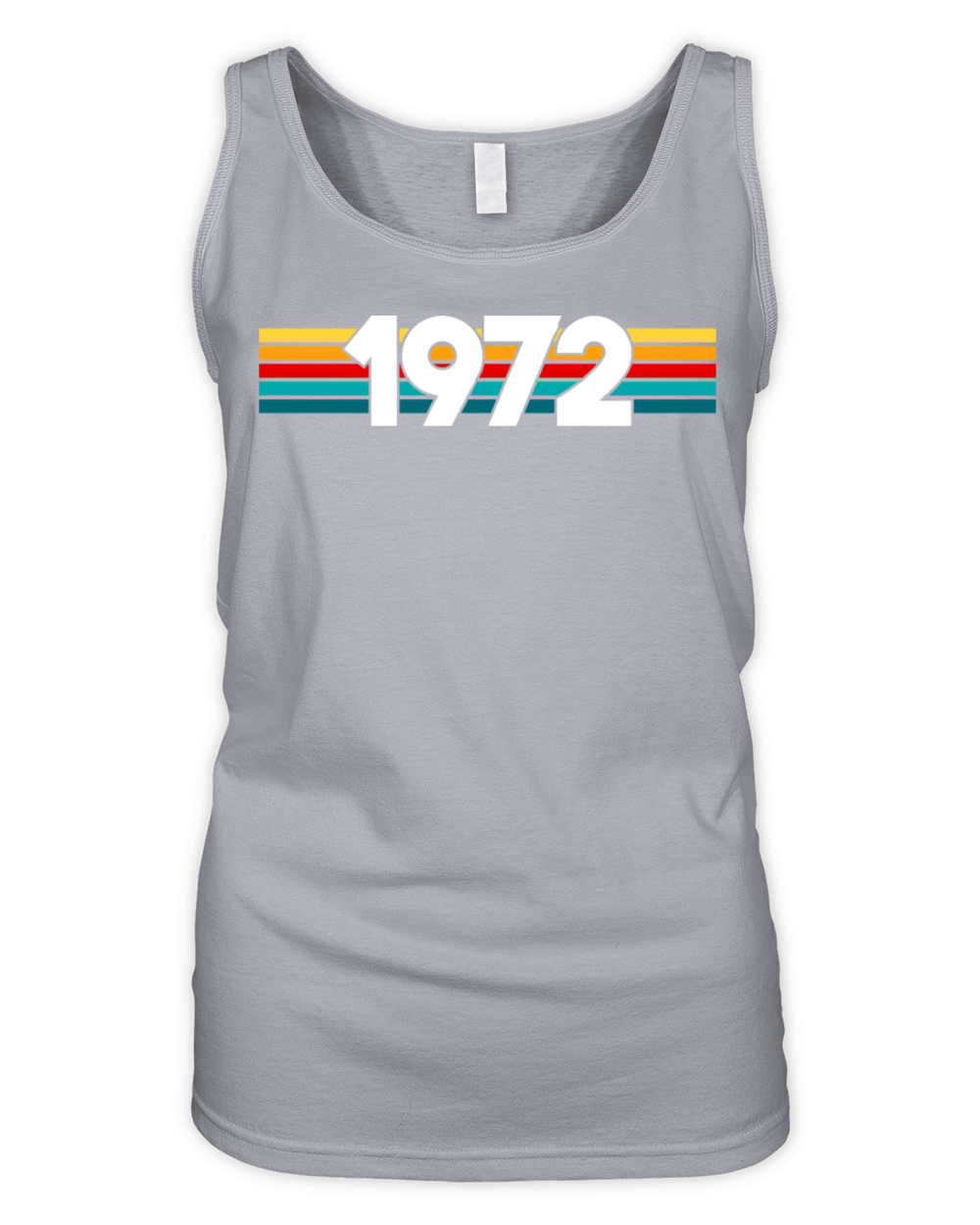 Vintage 1972 - 50 years old - 50th birthday gift Organic Women's Tank Top