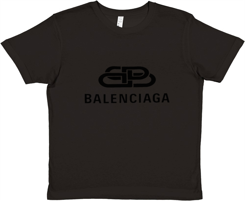 Balenciaga Oversized BB Logo Premium Kids Crewneck T-shirt