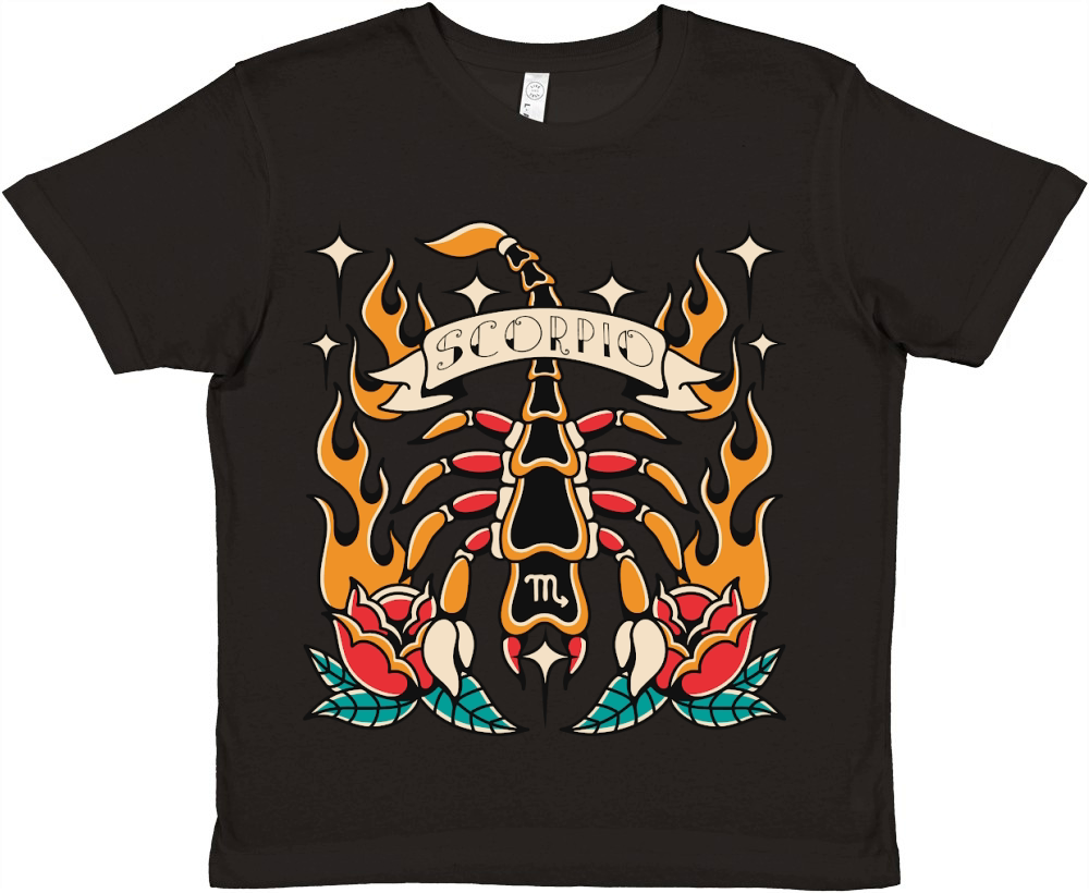Scorpio Premium Kids Crewneck T-shirt