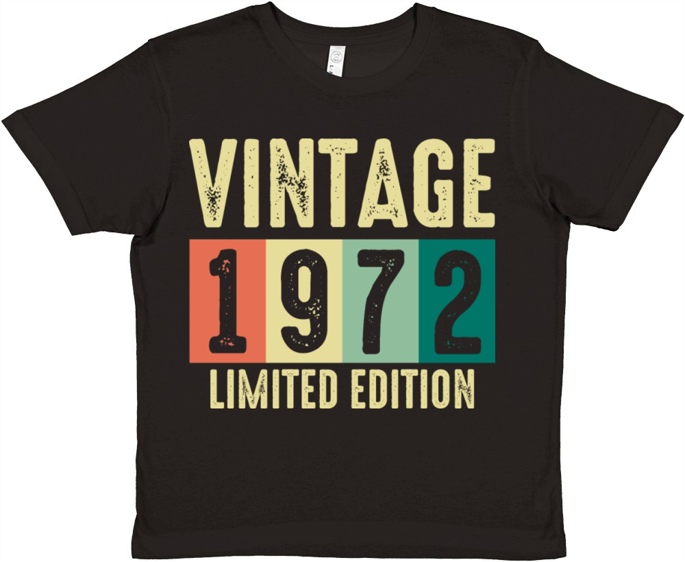 Vintage 1972 - 50 years old - 50th birthday gift Premium Kids Crewneck T-shirt