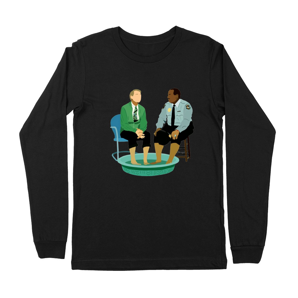 Mr Rogers Officer Clemmons Pool Premium Long Sleeve