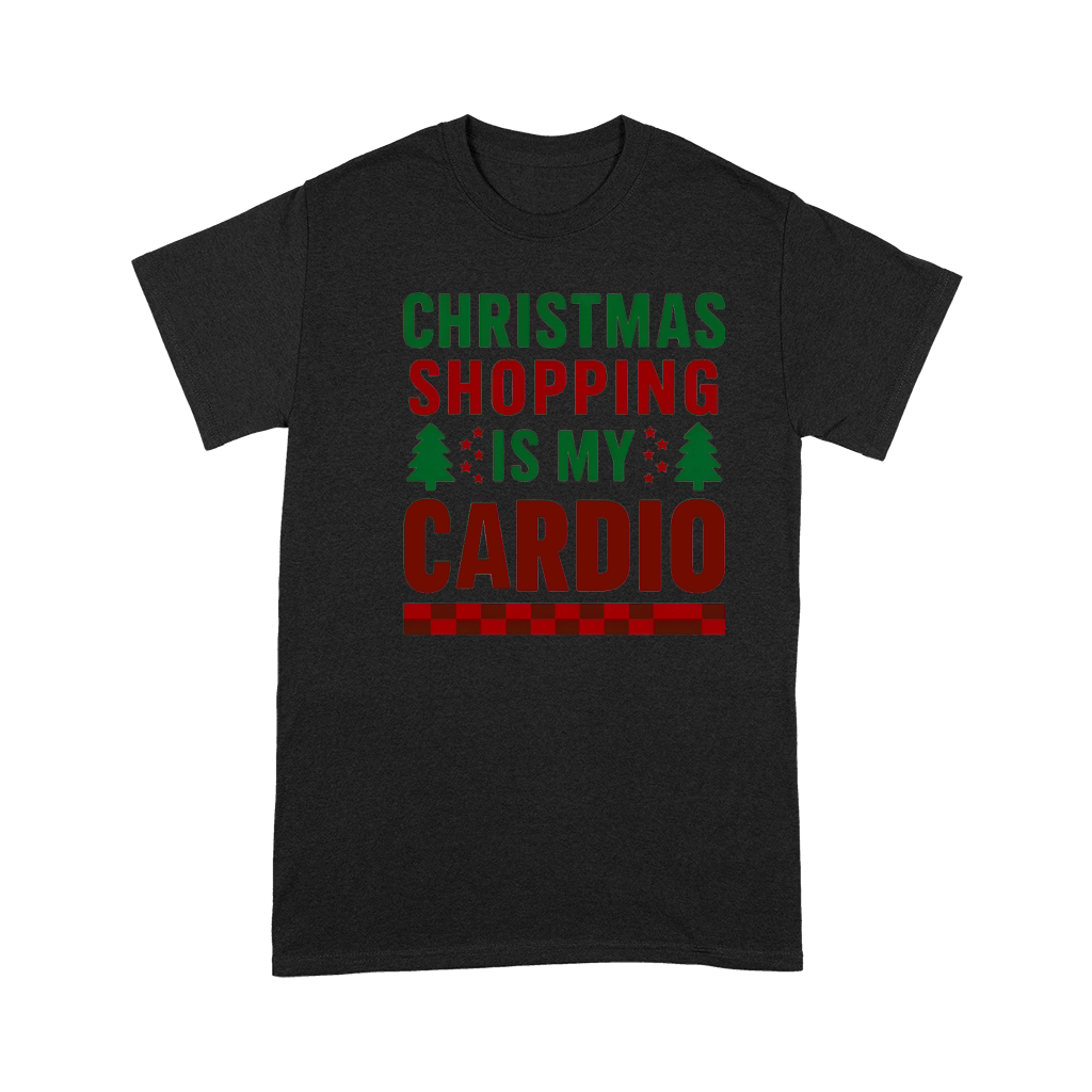 Christmas Shopping Is My Cardio Christmas Premium T-shirt