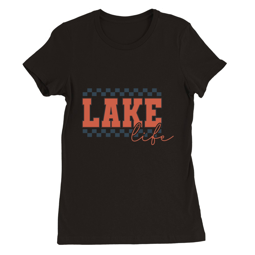 Lake Life 02 Premium Womens Crewneck T-shirt