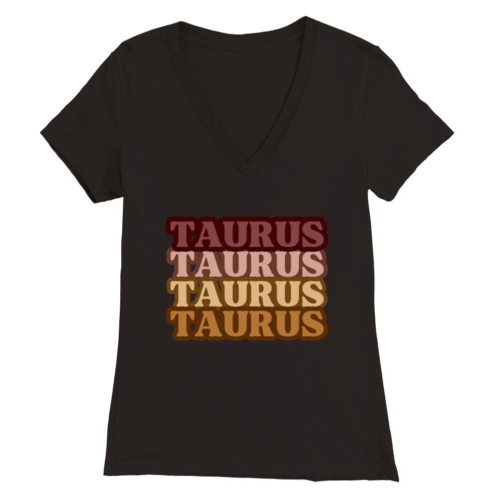 Taurus Premium Womens V-Neck T-shirt