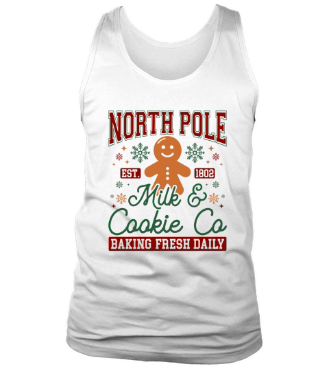 1 North Pole Est 1802 Milk & Cookie Co Baking Fresh Daily (color) Tank Top Unisex