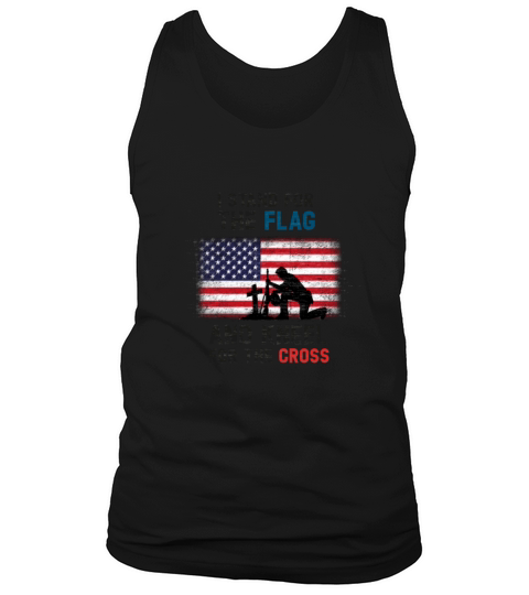 I Stand for the Flag I Kneel for the Cross Tank Top Unisex