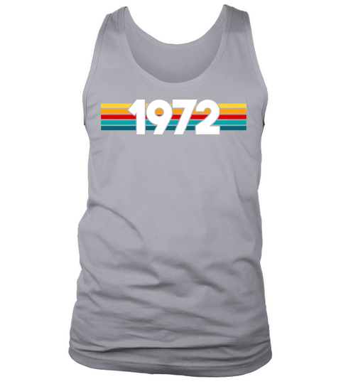 Vintage 1972 - 50 years old - 50th birthday gift Tank Top Unisex