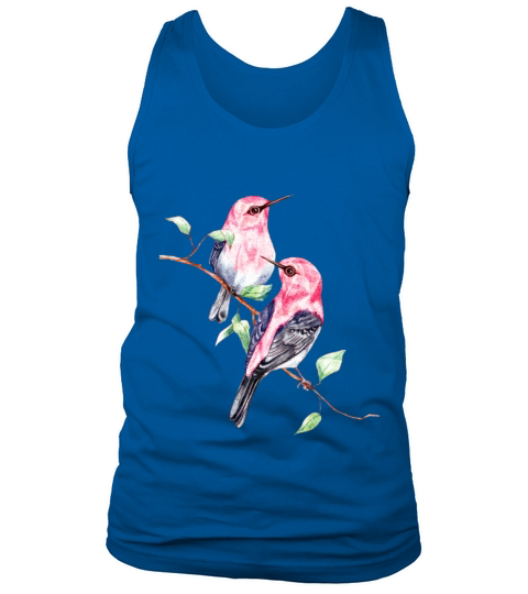 Watercolor birds Tank Top Unisex
