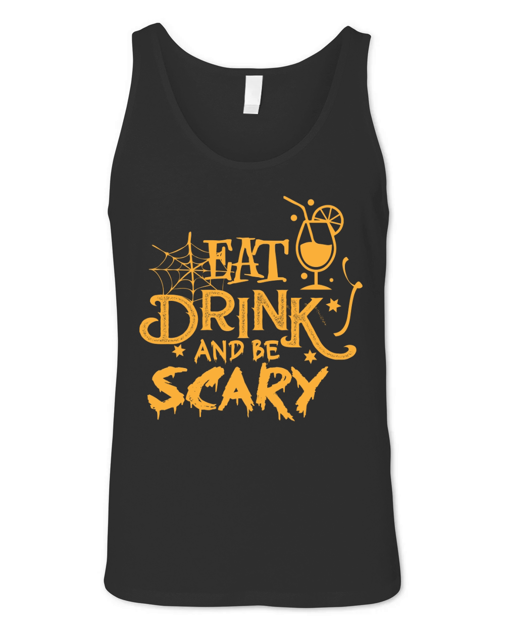 Eat Drink And Be Scary Unisex Jersey Tank