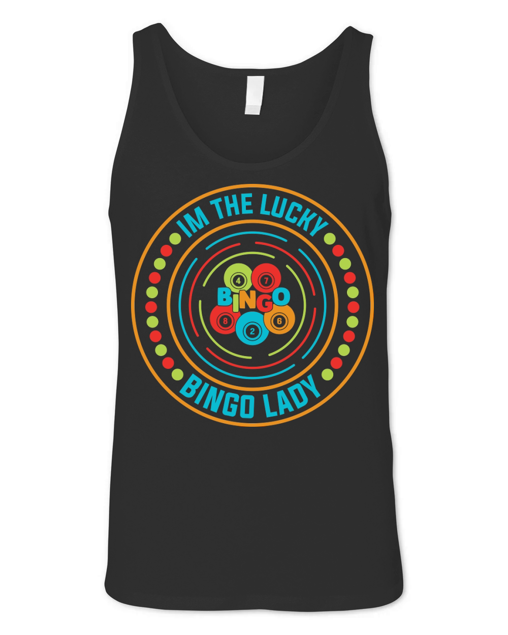 Im The Lucky Bingo Lady 05 Unisex Jersey Tank