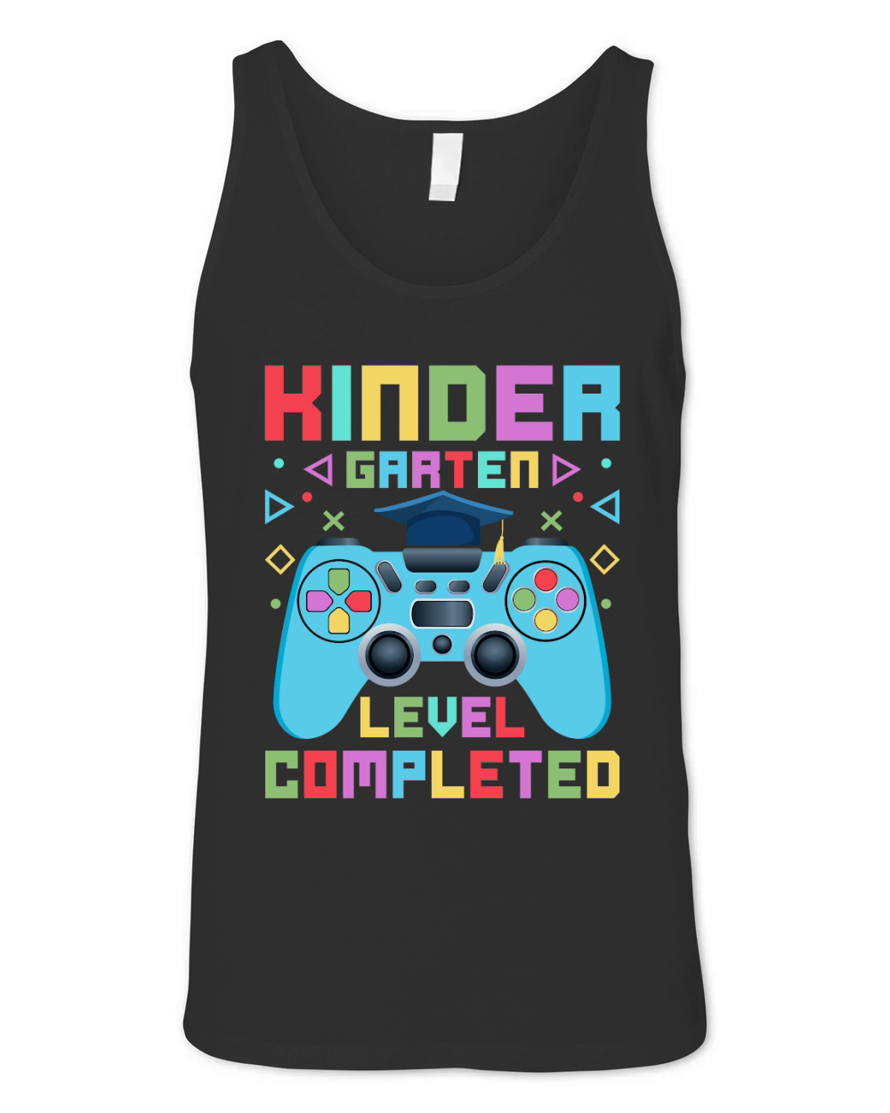 Kindergarten Level Completed Unisex Jersey Tank