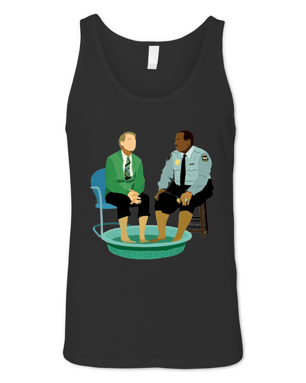 Mr Rogers Officer Clemmons Pool Unisex Jersey Tank