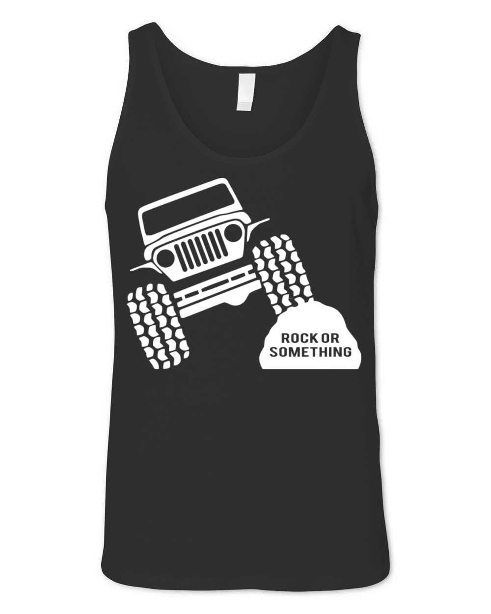 Rock Or Something Jeep Wrangler Unisex Jersey Tank