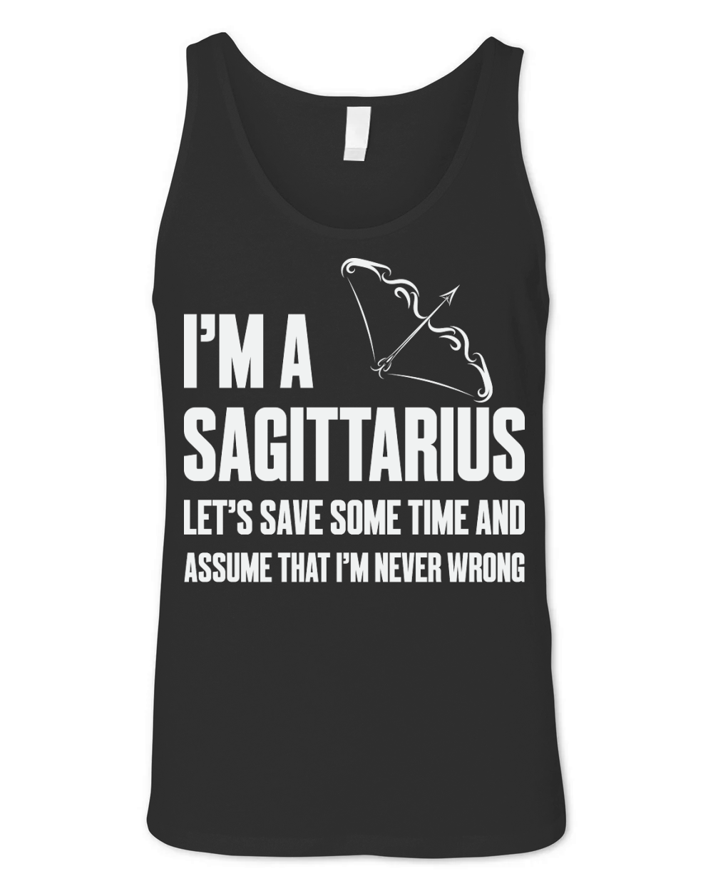 Sagittarius Facts Astrology Quote Unisex Jersey Tank