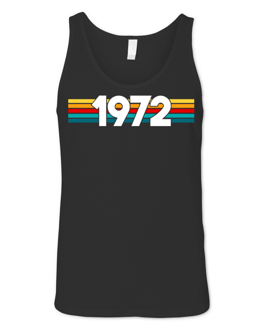 Vintage 1972 - 50 years old - 50th birthday gift Unisex Jersey Tank