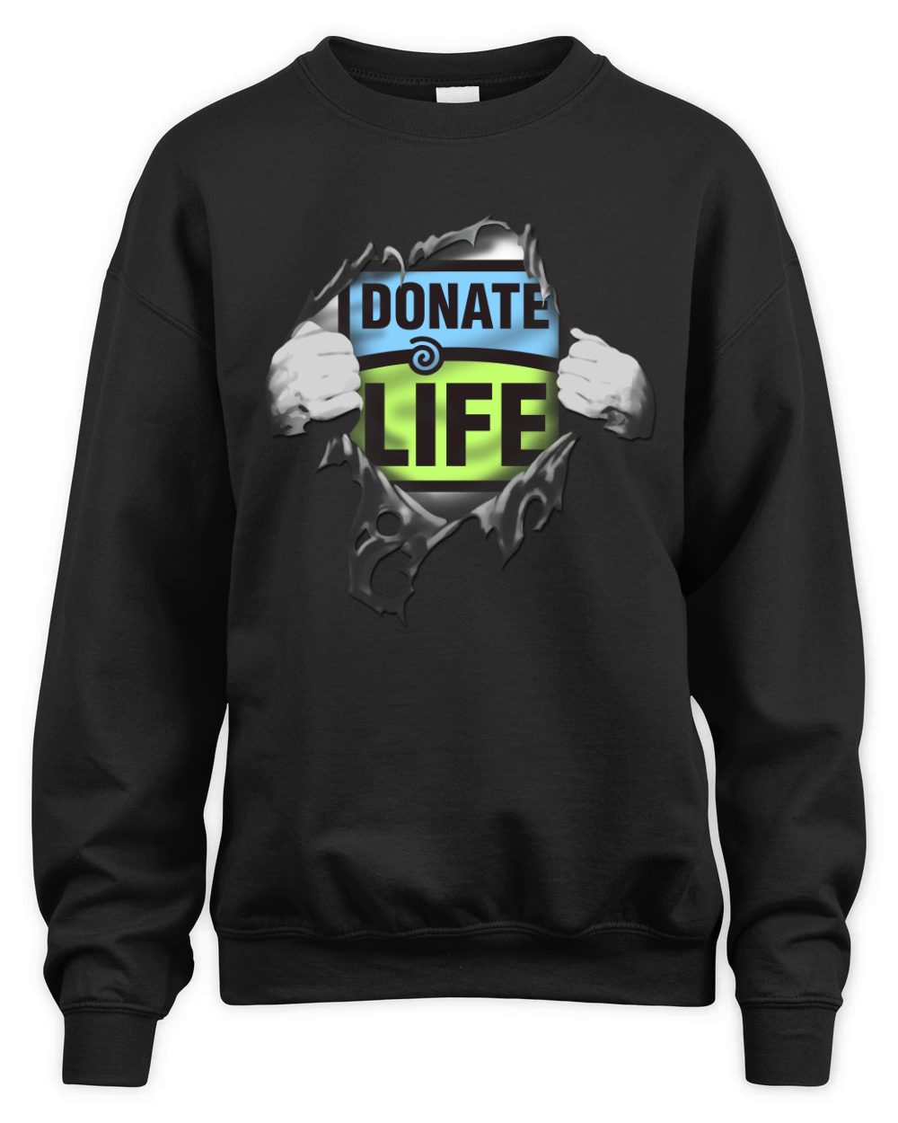 donate life Unisex Premium Crewneck Sweatshirt