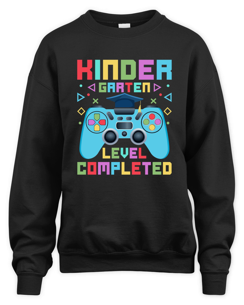 Kindergarten Level Completed Unisex Premium Crewneck Sweatshirt