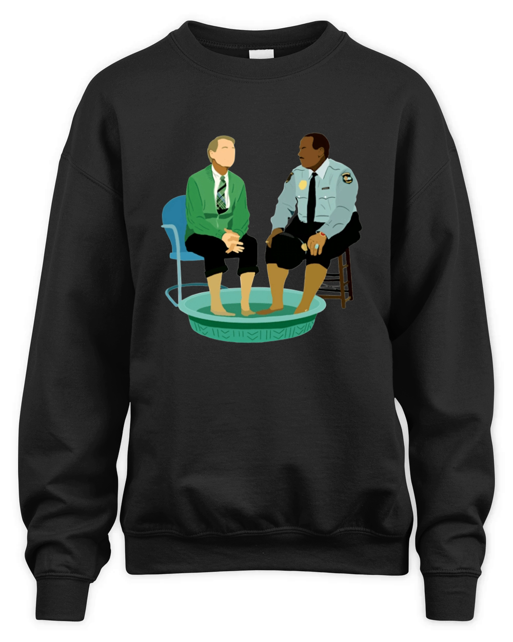 Mr Rogers Officer Clemmons Pool Unisex Premium Crewneck Sweatshirt