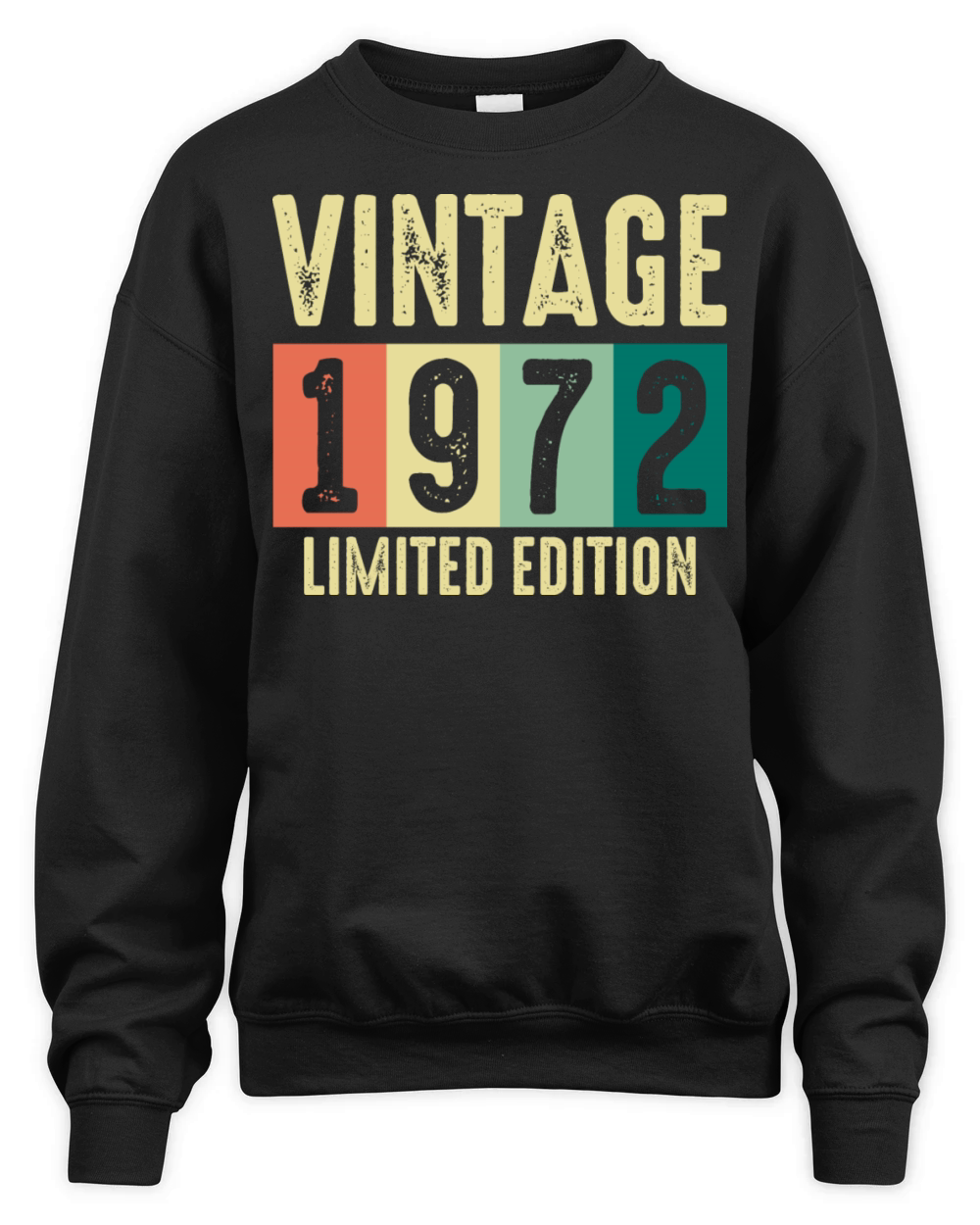 Vintage 1972 - 50 years old - 50th birthday gift Unisex Premium Crewneck Sweatshirt