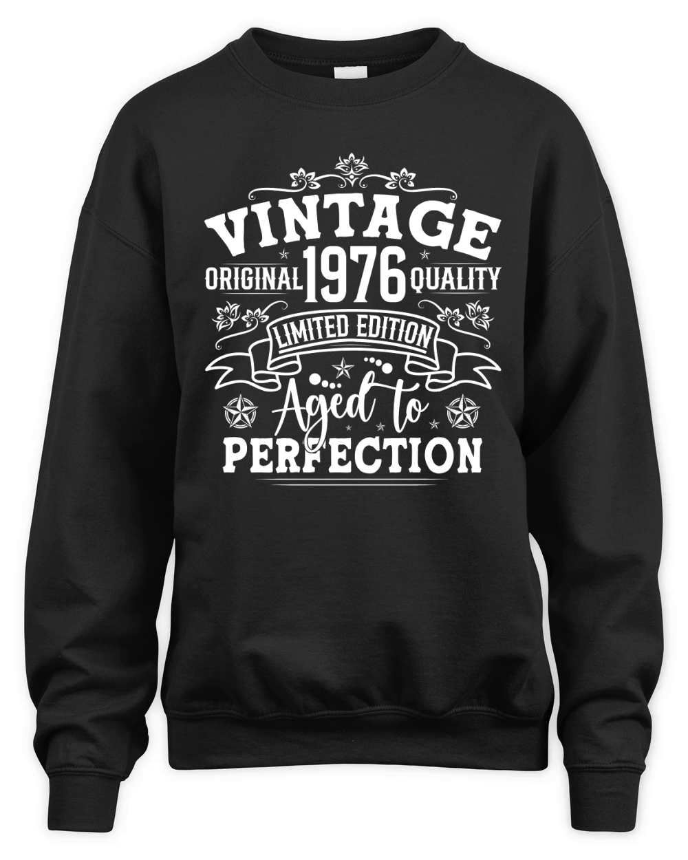 Vintage Birthday TShirt Design Bundle 1976 Unisex Premium Crewneck Sweatshirt