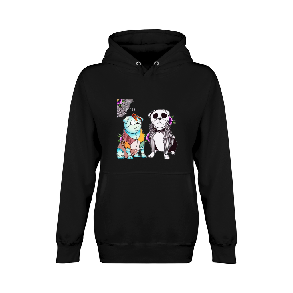 The Ghost Dog Halloween - Ladies Flowy Tank Unisex Premium Pullover Hoodie