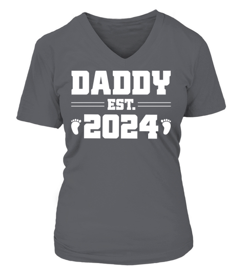 Daddy Est 2024  (2) V-neck T-Shirt Woman