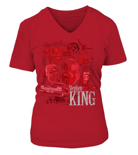 Halloween Allstar Team By Horror King Gift V-neck T-Shirt Woman