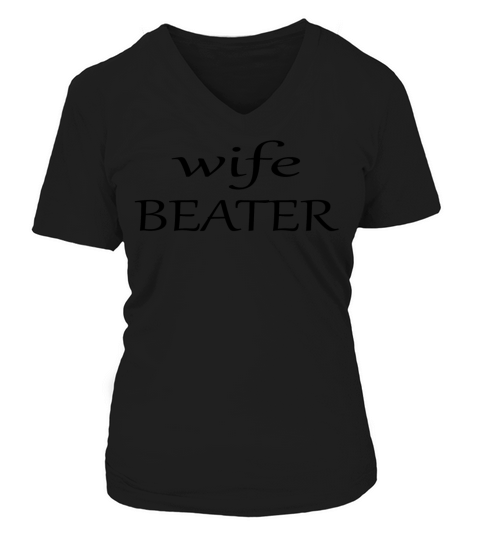 wife beater V-neck T-Shirt Woman