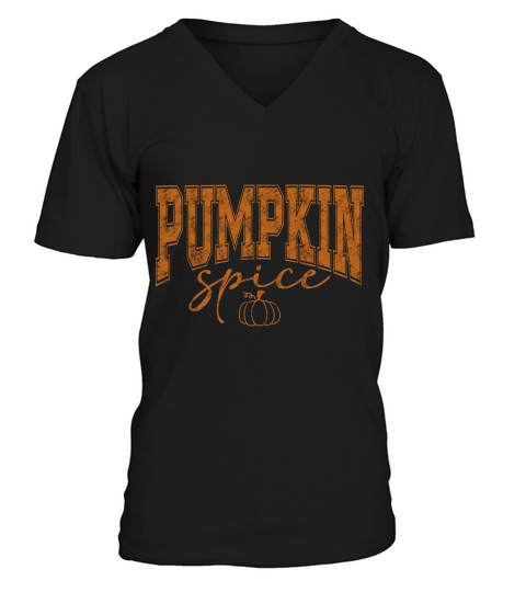 Pumpkin Spice V-Neck T-shirt