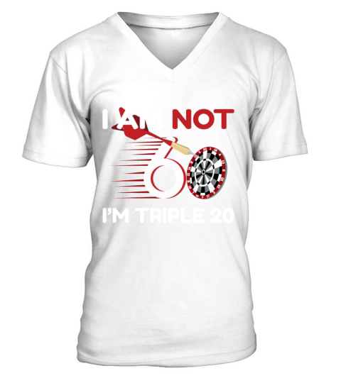 Triple 20 60th Birthday Funny V-Neck T-shirt