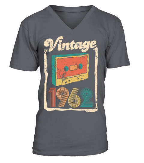 Vintage 1962 - 60 years old - 60th birthday gift V-Neck T-shirt
