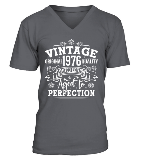 Vintage Birthday TShirt Design Bundle 1976 V-Neck T-shirt